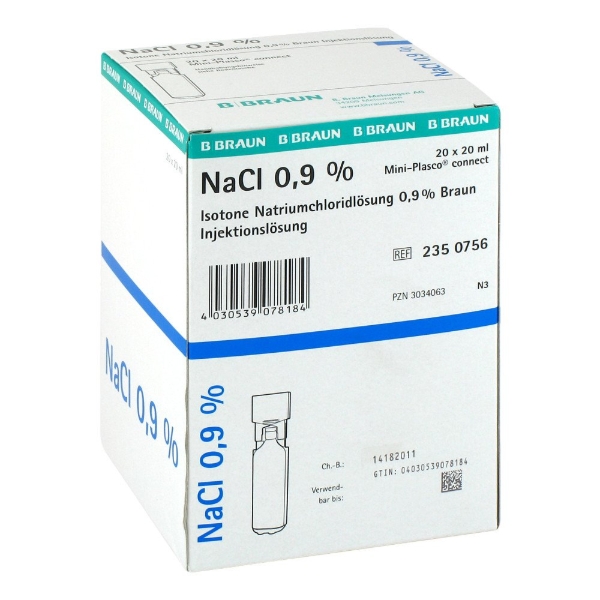 Bild von Kochsalzlösung 0,9% Miniplasco Connect (20x20 ml)